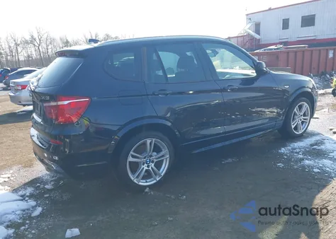 2013 BMW X3 xDrive28I из США, поврежденный, VIN 5UXWX9C51D0D01191